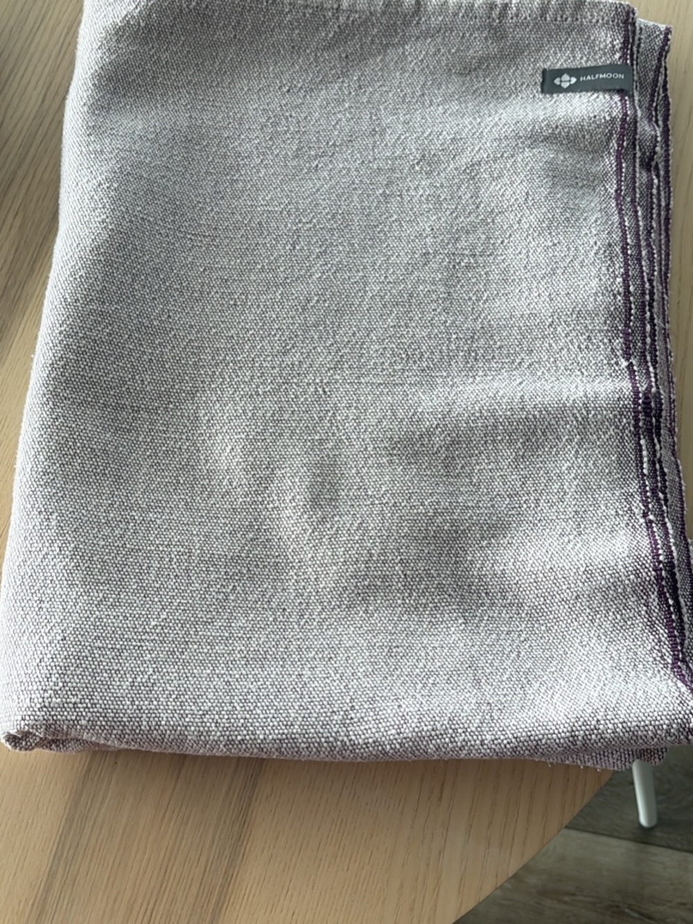 Halfmoon Yoga Blanket – Meditation, Restorative Yoga, Organic Cotton